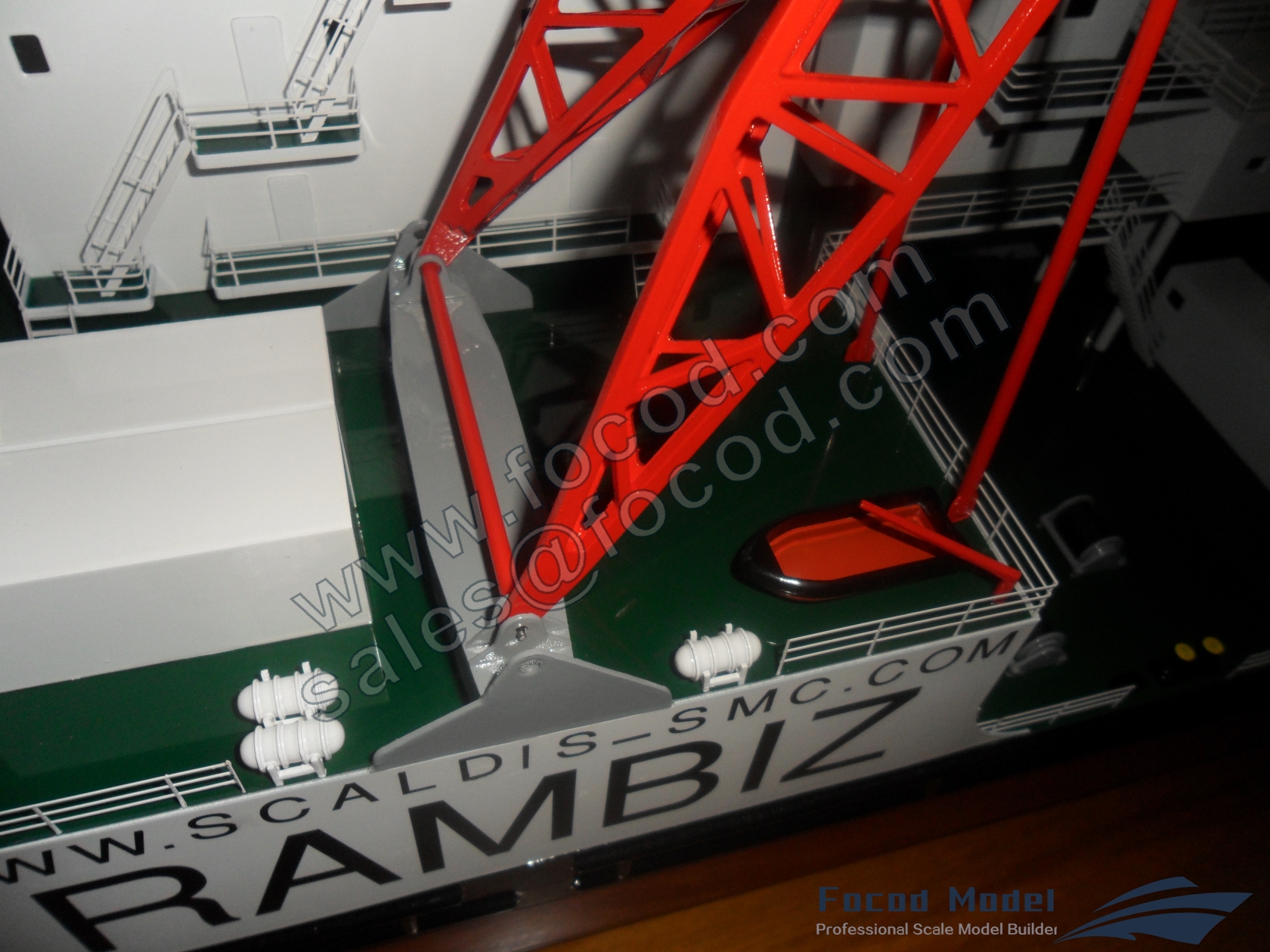 85米重型起重船 - Rambiz号定制模型